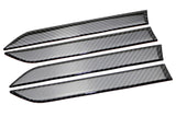 Carbon Fiber Door Handle Cover Trims for 2016-2023 Tesla Model X