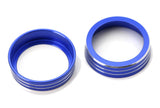 Blue Knob Trim Rings for 2014-2020 Nissan Rogue and 2018-2020 Rogue Sport