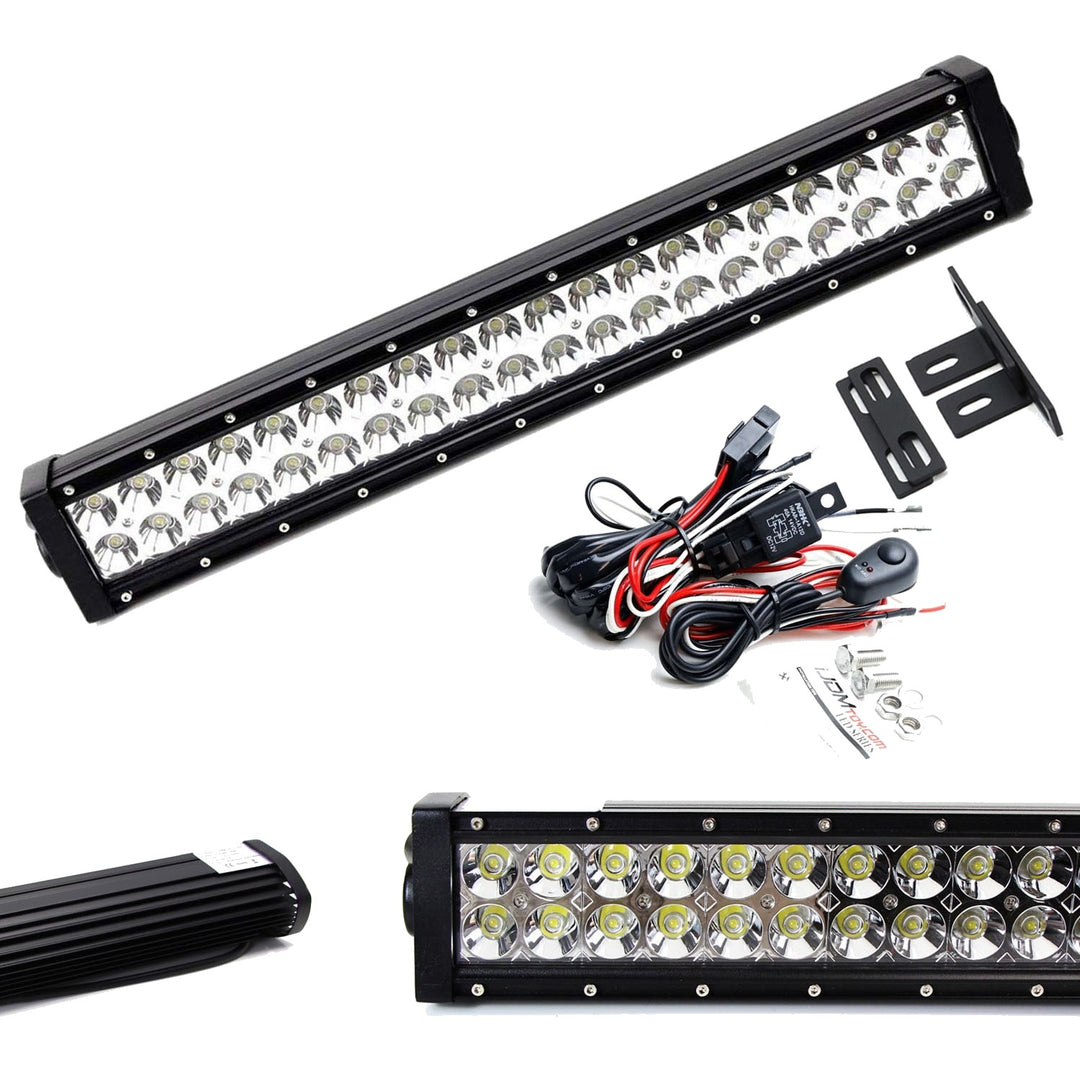 20 in LED Light Bar Kit with Behind Grille Mounts for 2010-2013 Toyota 4Runner