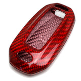 Red Carbon Fiber Key Fob Shell for 2020-2023 Infiniti Q50, 2020-2021 Q60 QX50 QX60