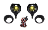 Yellow Lens Fog Lights with Bezels and Wiring for 2005-2020 Nissan Frontier