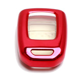 Red TPU Key Fob Case with Face Cover for 2016-2024 Honda Civic, 2016-2021 Accord, 2016-2022 CR-V and HR-V