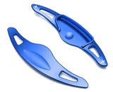 Blue Aluminum Paddle Shifter Extensions for 2017-2019 Hyundai Elantra Ioniq, 2018-2019 Kona and 2019 Veloster
