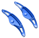 Blue Aluminum Paddle Shifter Extensions for 2017-2019 Hyundai Elantra Ioniq, 2018-2019 Kona and 2019 Veloster