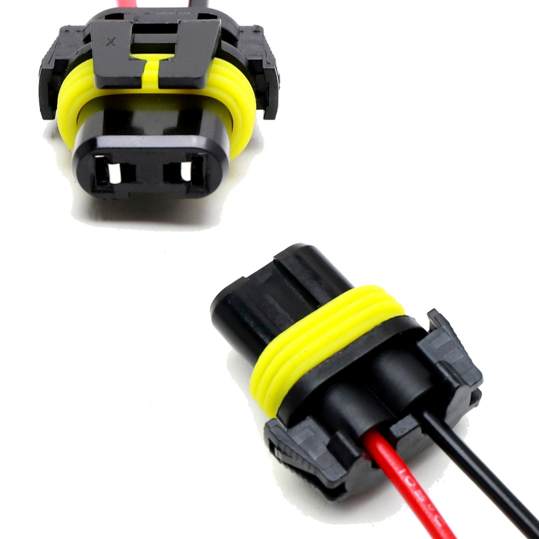 9005 9006 H10 Male and Female Pigtail Adapters