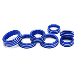 Blue Aluminum Knob Cover Set for 2021-2022 Ford F-150