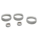 Silver Aluminum Climate and Stereo Knob Covers for 2022-2026 Subaru BRZ and Toyota GR86