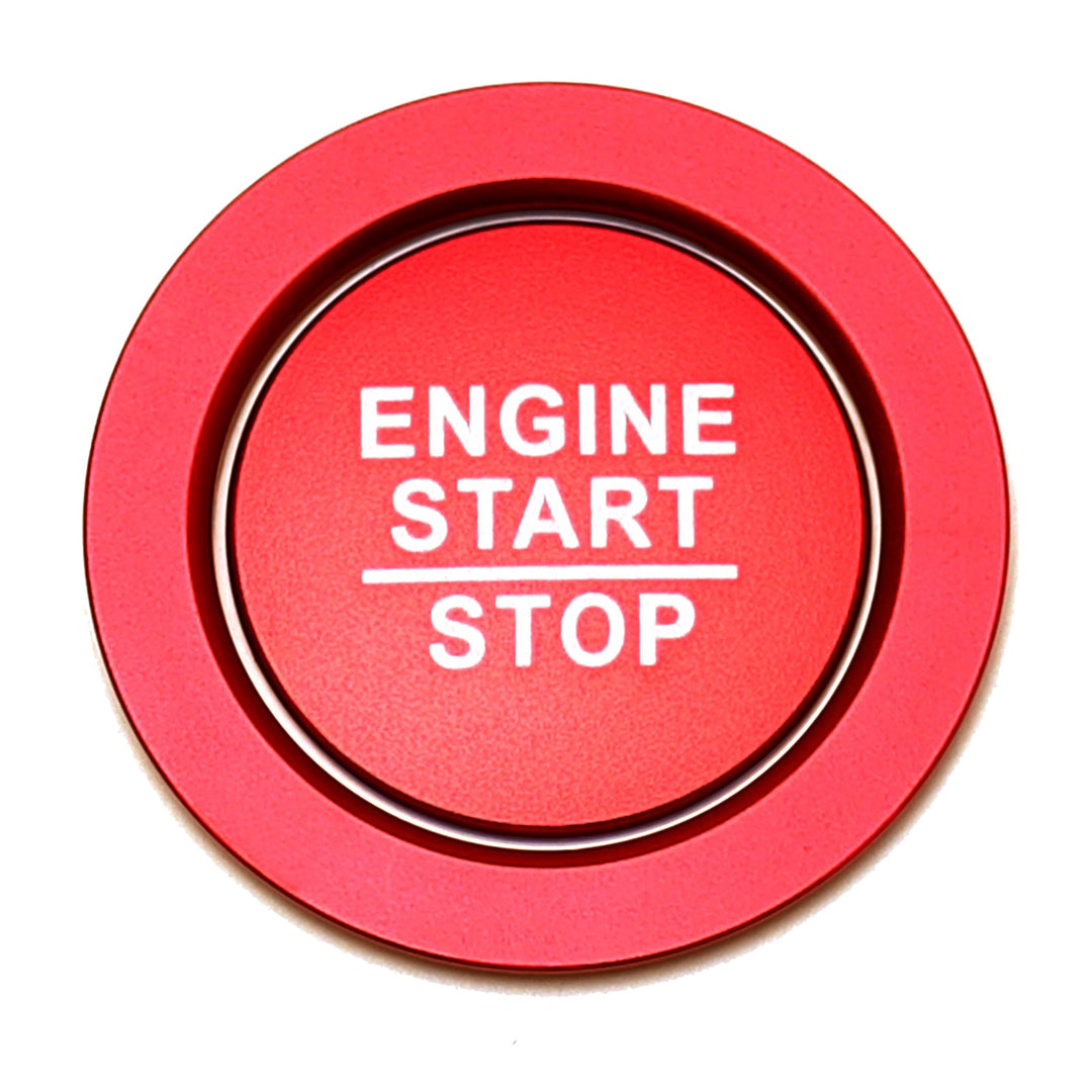 Red Engine Start Button with Surround Ring for 2016-2024 Honda Civic