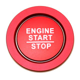Red Engine Start Button with Surround Ring for 2016-2024 Honda Civic