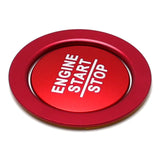 Red Engine Start Button with Surround Ring for 2016-2024 Honda Civic