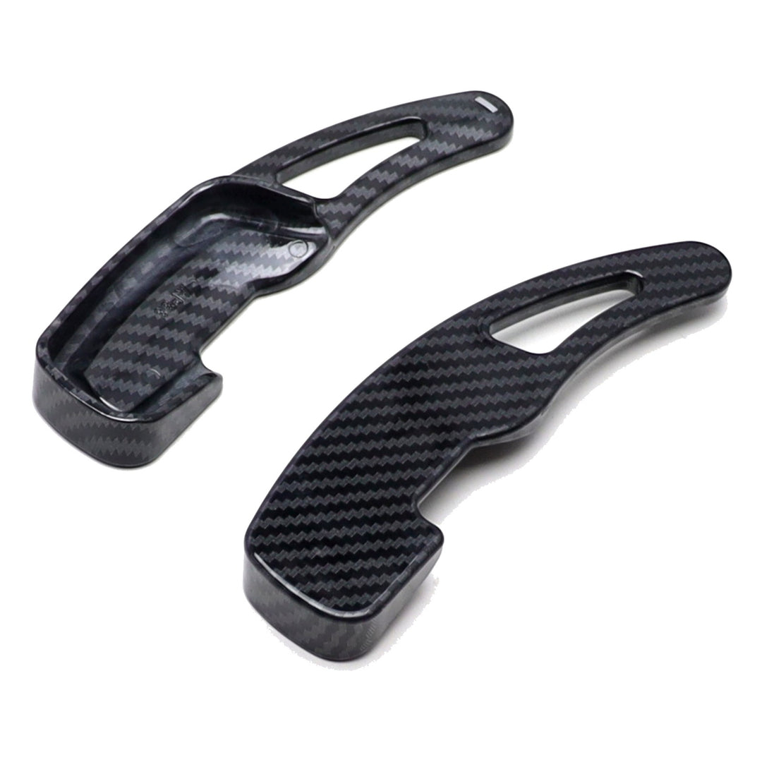 Twill-Weave Carbon Pattern Paddle Shifter Extensions for 2013-2020 Lexus GS350 and 2016-2022 RX350