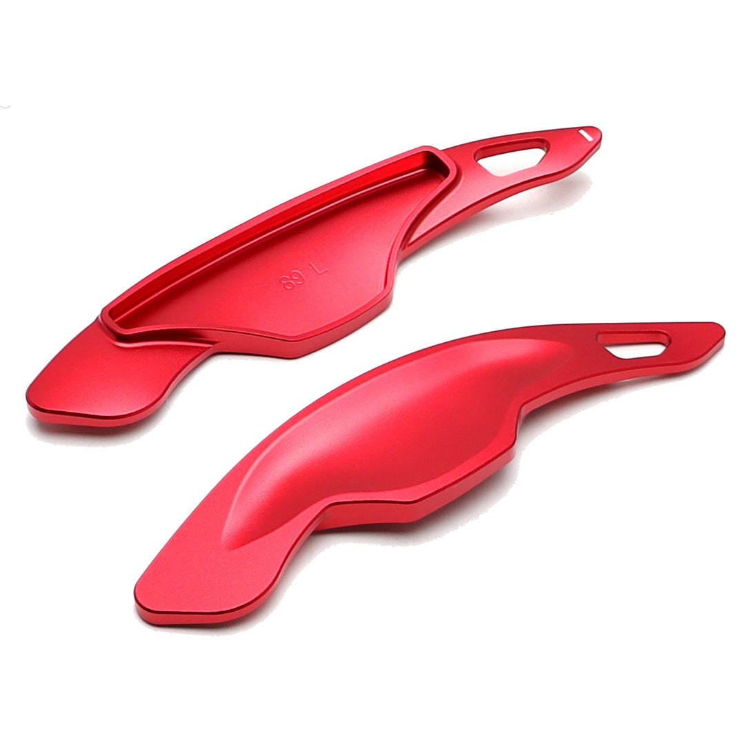 Red Aluminum Paddle Shifter Extensions for 2014-2024 Cadillac ATS CT6 XT5