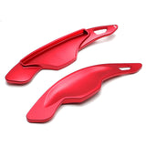 Red Aluminum Paddle Shifter Extensions for 2014-2024 Cadillac ATS CT6 XT5