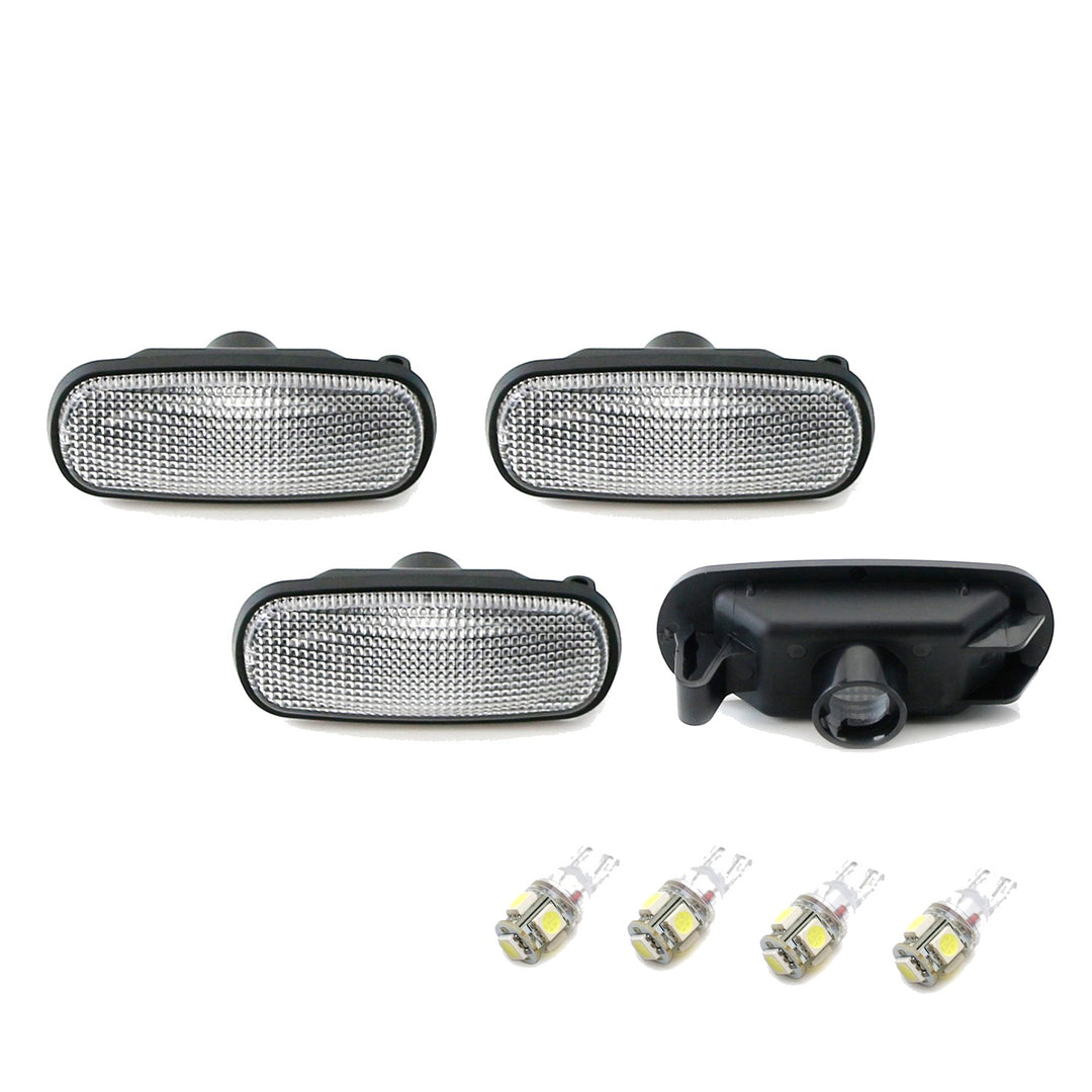 Clear LED Dually Fender Side Marker Lights for 2003-2009 Dodge Ram 2500 3500 55077459AA