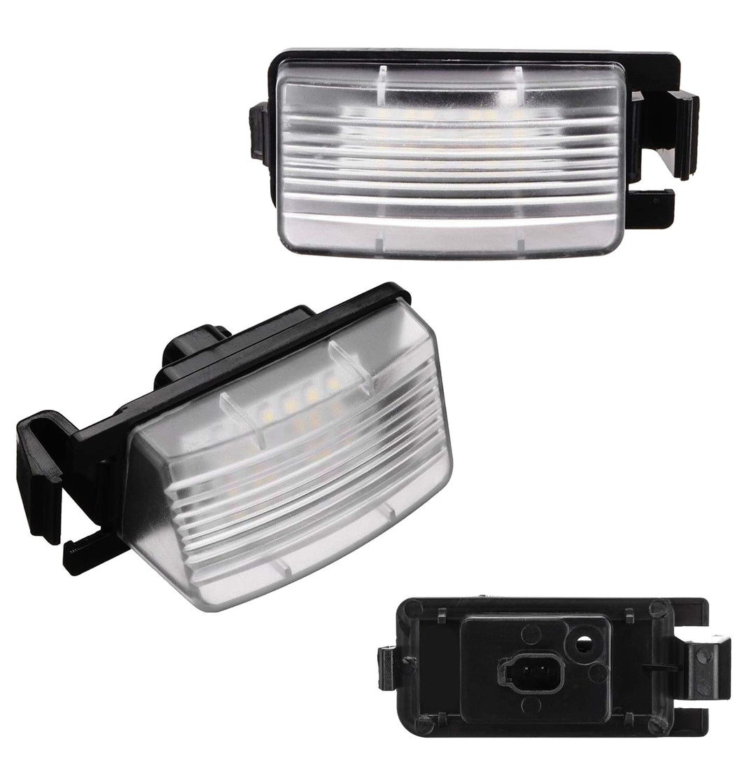 Ice Blue LED License Plate Lights for 2003-2018 Nissan 350Z 370Z GT-R and Infiniti G37 Q60 26510-CD00A