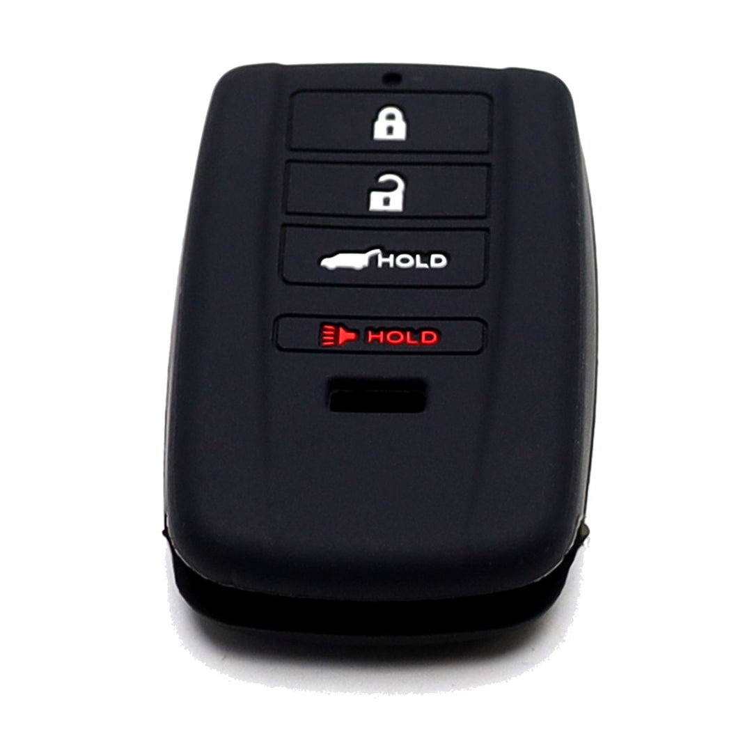 Black Silicone Key Fob Cover for 2014-2020 Acura ILX MDX RDX RLX TLX
