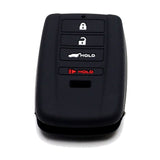 Black Silicone Key Fob Cover for 2014-2020 Acura ILX MDX RDX RLX TLX