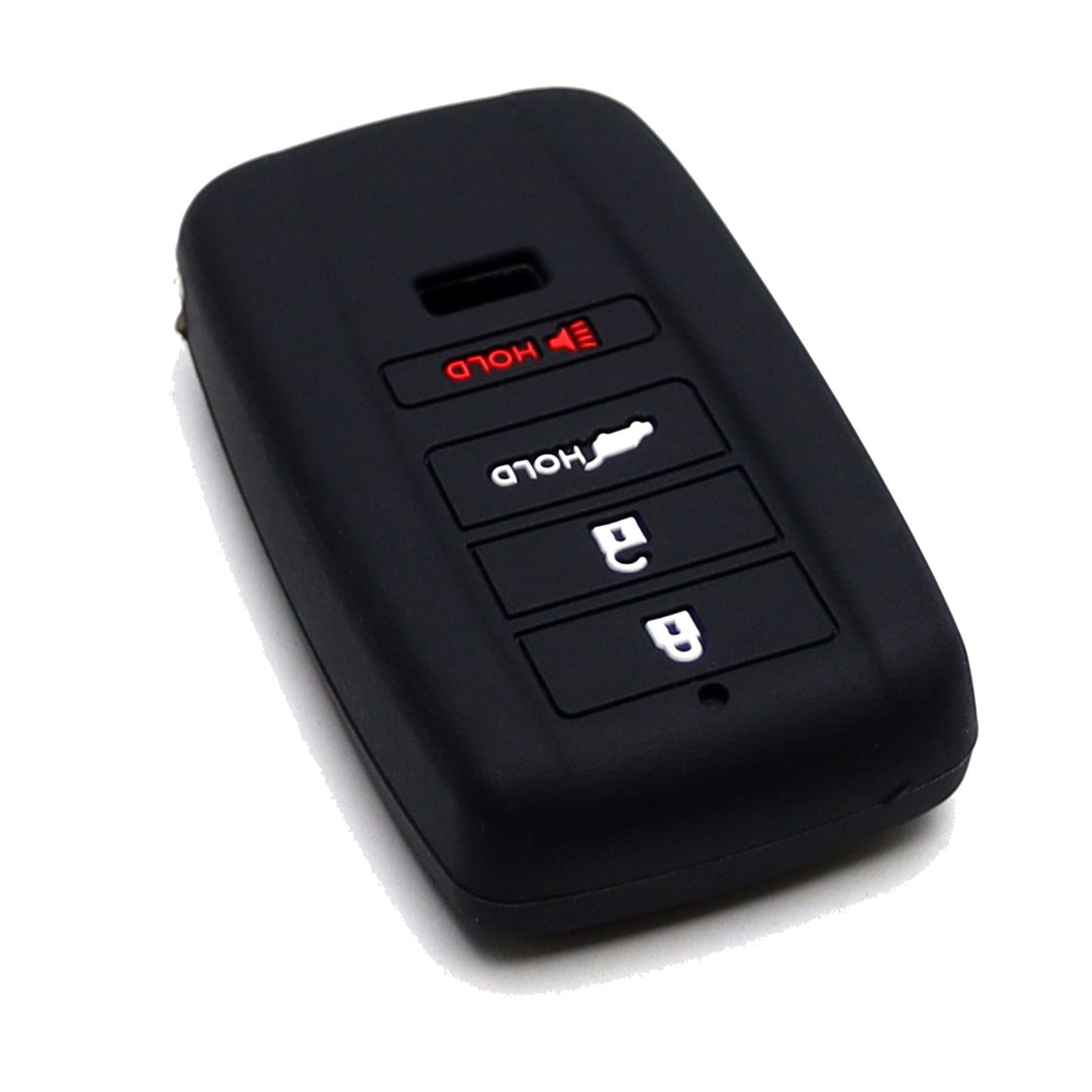 Black Silicone Key Fob Cover for 2014-2020 Acura ILX MDX RDX RLX TLX