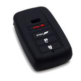 Black Silicone Key Fob Cover for 2014-2020 Acura ILX MDX RDX RLX TLX