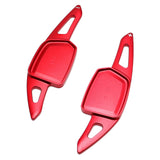 Red Aluminum Paddle Shifter Extensions for 2022-2026 Audi Q4 e-tron A5 A6