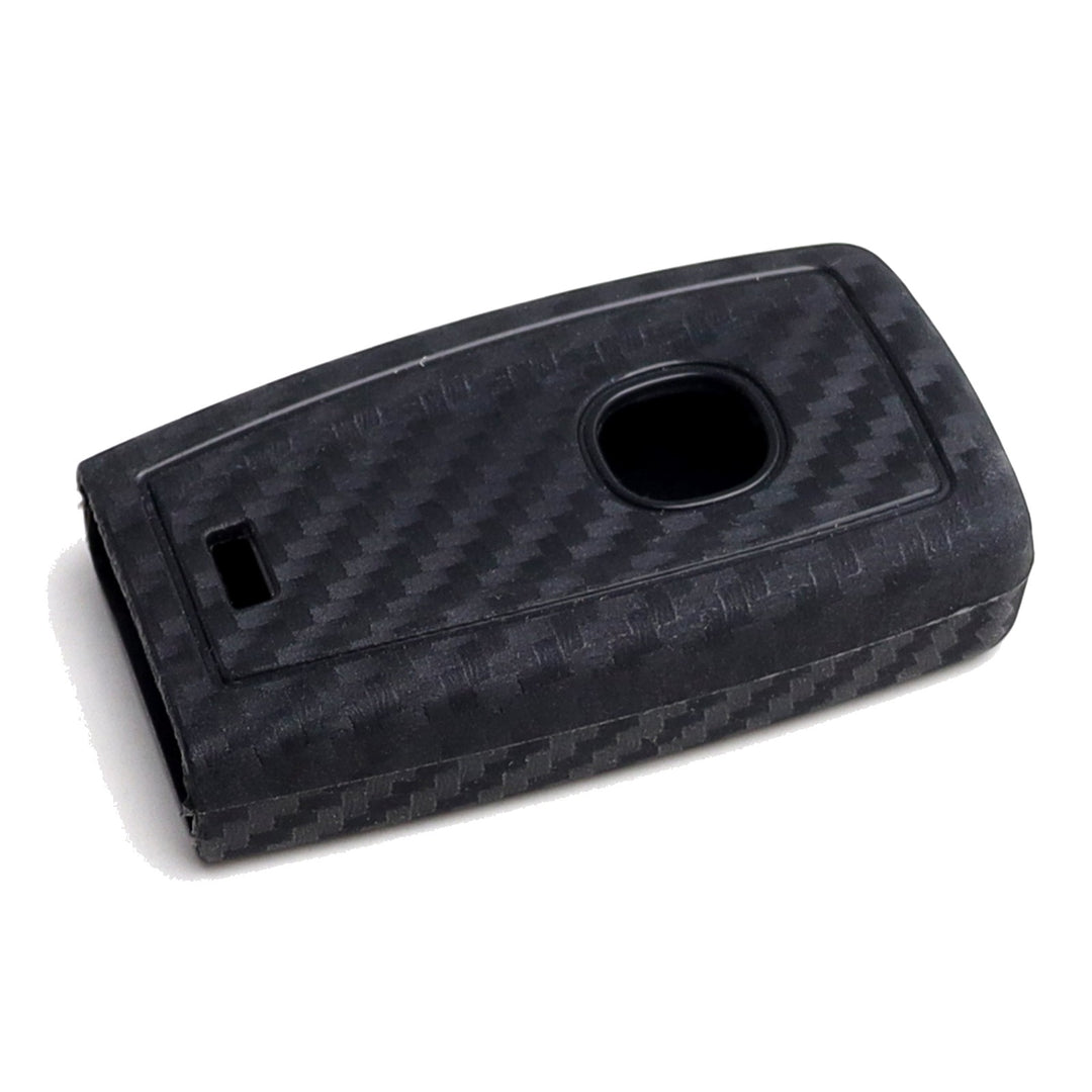 Carbon Fiber Pattern Silicone Key Cover for 2014-2021 Acura MDX RDX 5-Button Smart Key