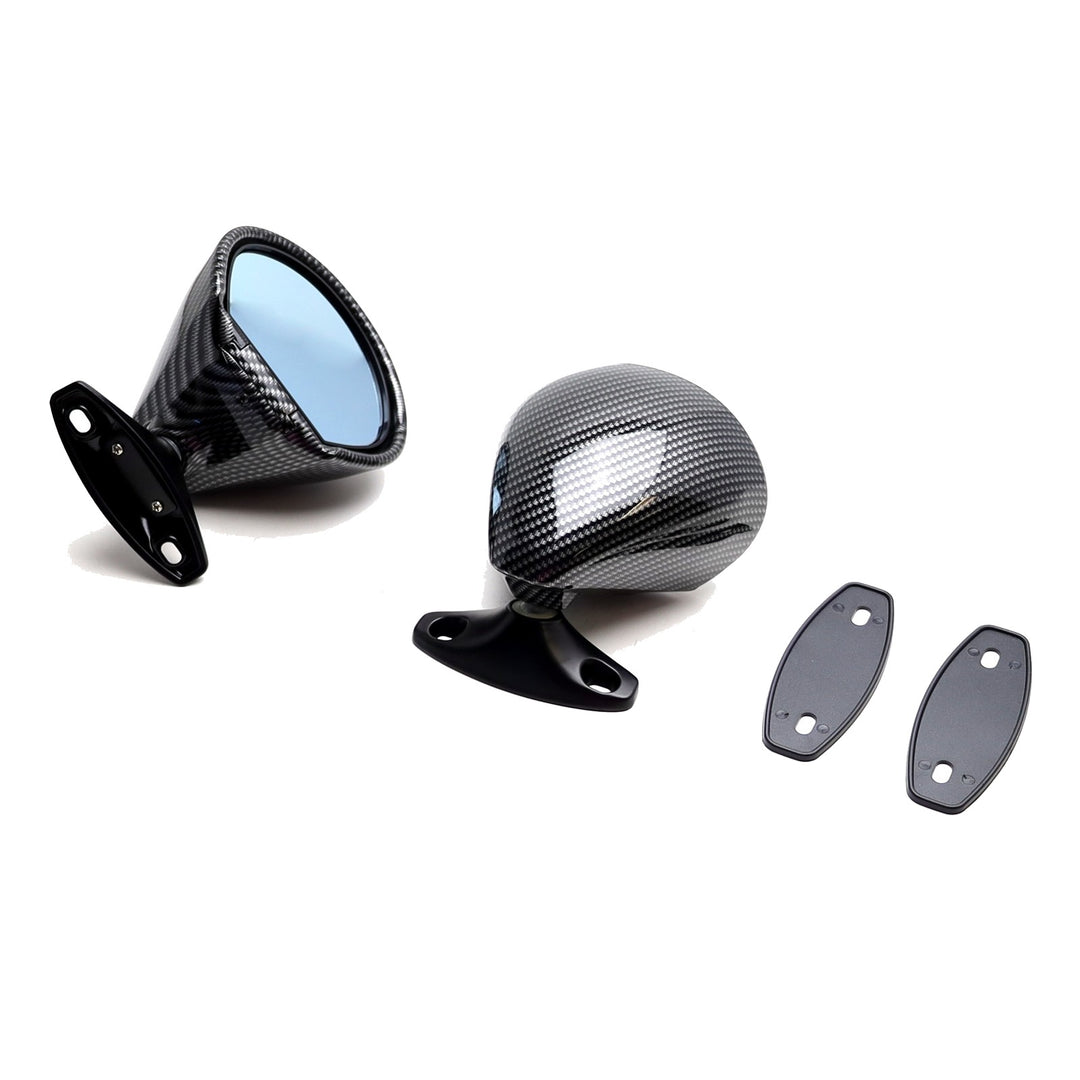 Carbon Fiber Pattern Retro Door Mirrors for 1990-2004 Mazda Miata