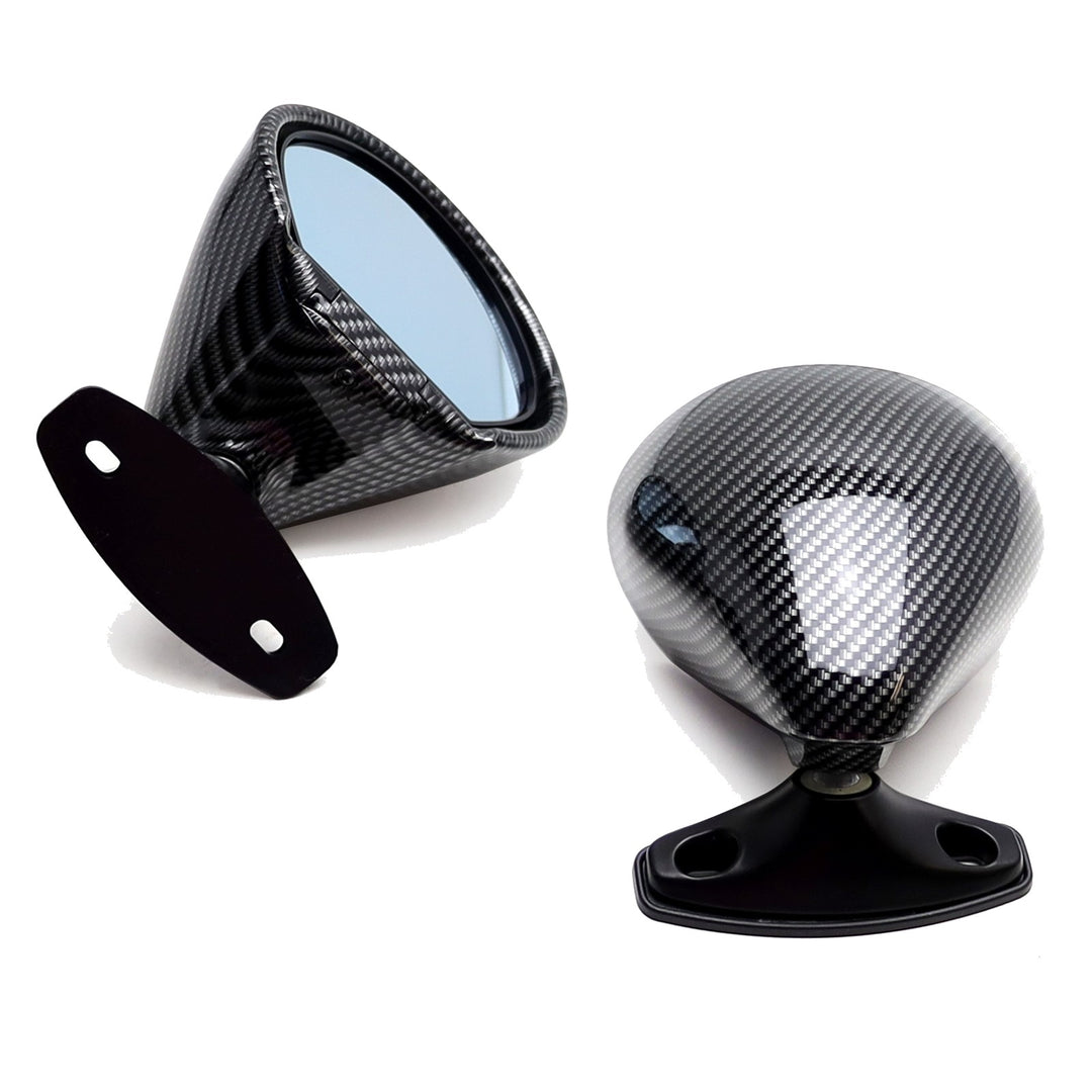 Carbon Fiber Pattern Retro Door Mirrors for 1990-2004 Mazda Miata