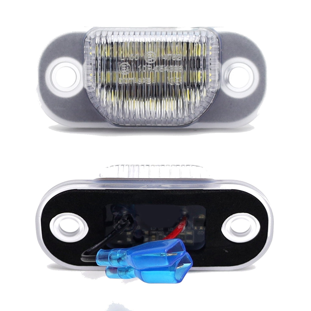 White LED License Plate Lights for 1991-1998 Audi 80 90 100 A6 Cabriolet 4A0943021