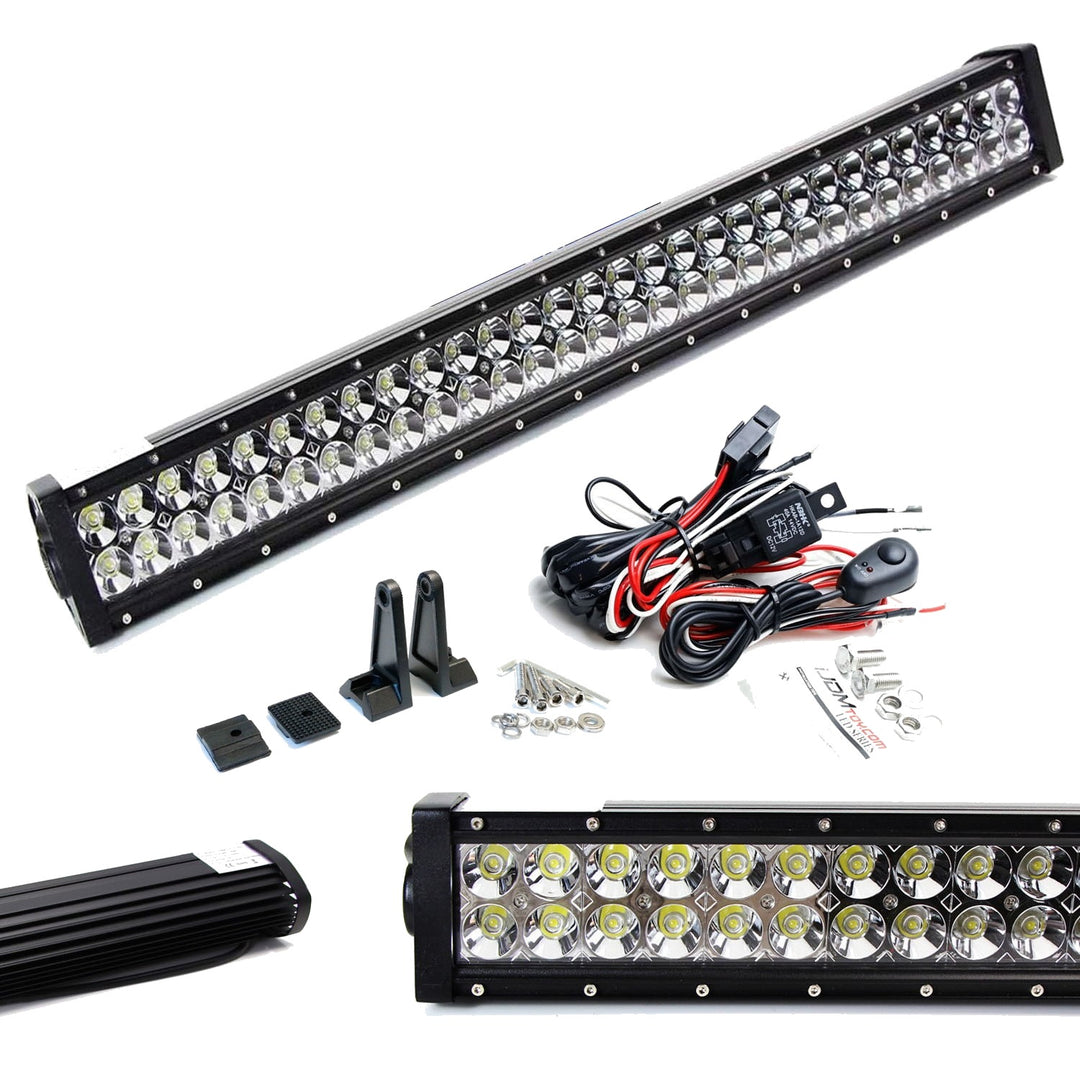 31 Inch 180W Double Row LED Light Bar Kit Universal