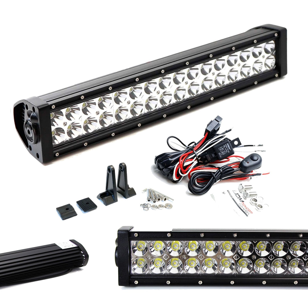 18 Inch 96W Double Row LED Light Bar Kit Universal
