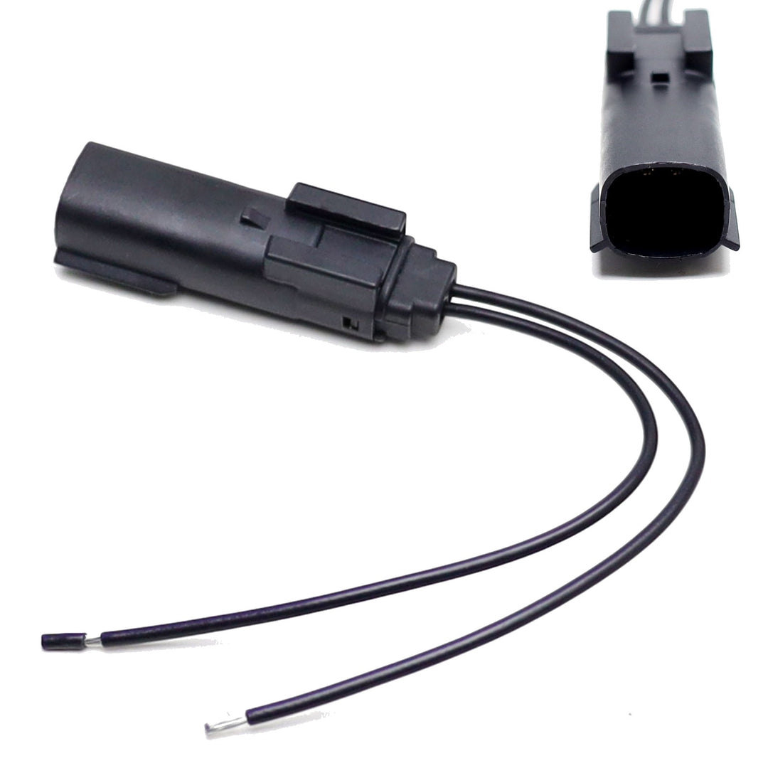2-Pin MX150 Male Connector Pigtails 5 Inch Universal 33471-0206