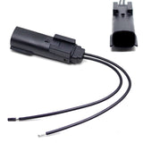 2-Pin MX150 Male Connector Pigtails 5 Inch Universal 33471-0206