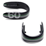 Black and White Key Cap Shell for 2014-2022 MINI Cooper Clubman Countryman