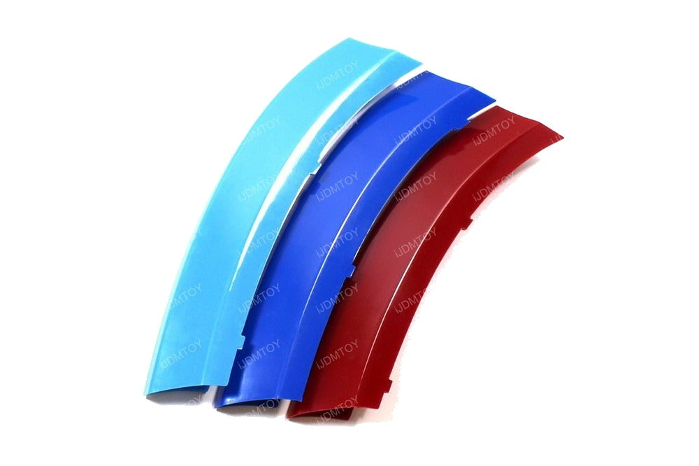 Tri-Color Grille Insert Trims for 2007-2013 BMW X5 E70 and 2008-2012 X6 E71
