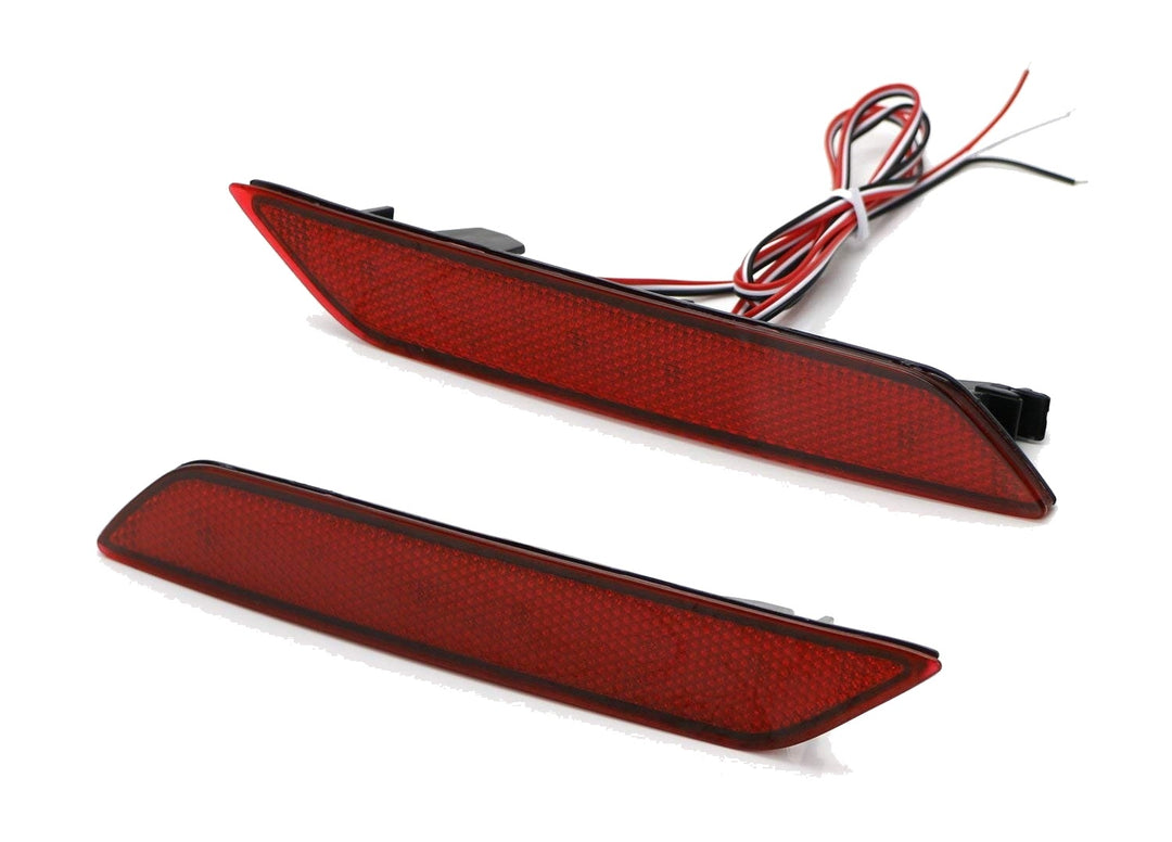 LED Rear Bumper Reflector Lights for 2013-2015 Honda Civic Sedan