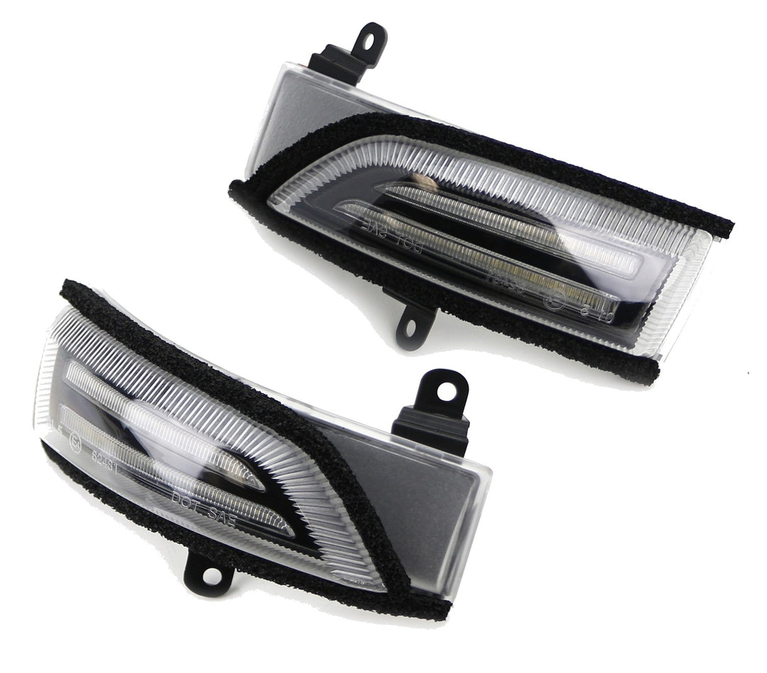 Clear Switchback Sequential LED Mirror Turn Signals for 2014-2020 Subaru WRX, Legacy, Outback and 2013-2016 Impreza