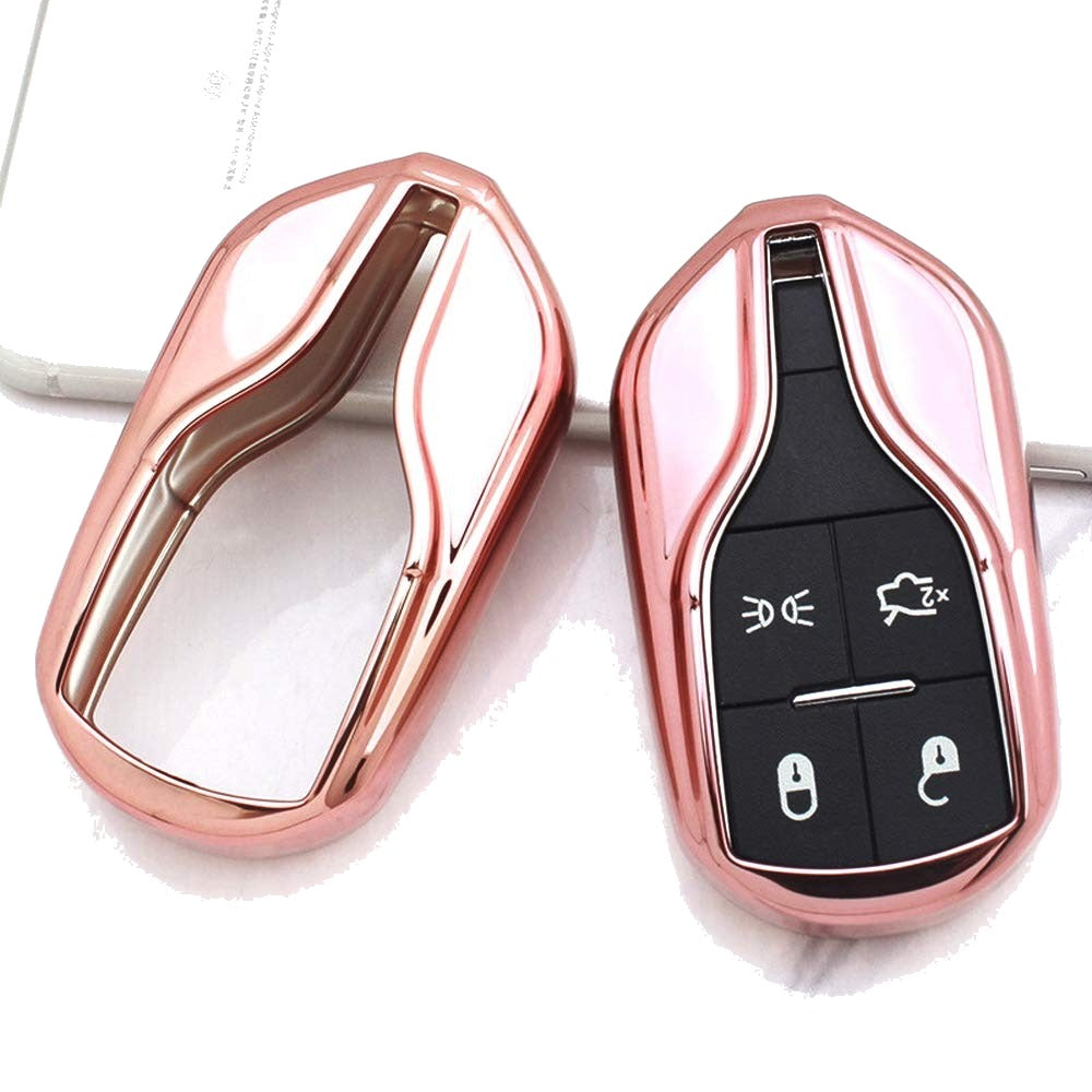 Key Fob Protective Case for 2014-2020 Maserati Ghibli, 2017-2020 Levante and 2013-2020 Quattroporte