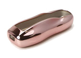 Rose Gold TPU Key Fob Cover for 2017-2024 Porsche Macan and 2017-2023 718 Boxster, Cayman