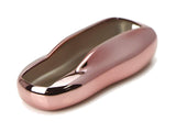 Rose Gold TPU Key Fob Cover for 2017-2024 Porsche Macan and 2017-2023 718 Boxster, Cayman