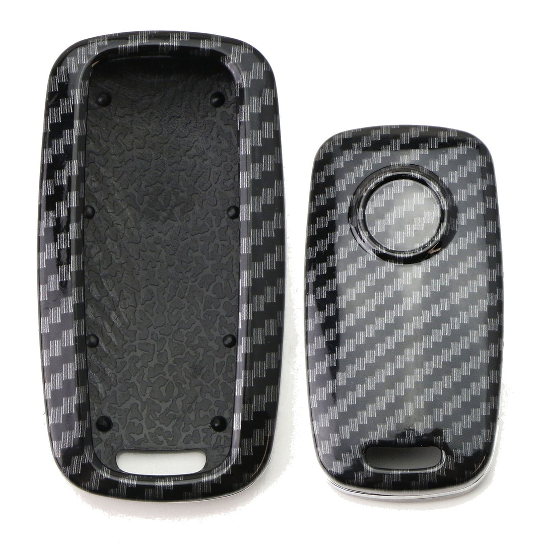 Carbon Fiber Pattern Flip Key Shell for 2015-2017 Volkswagen Jetta, Passat, Tiguan and 2015-2016 Beetle