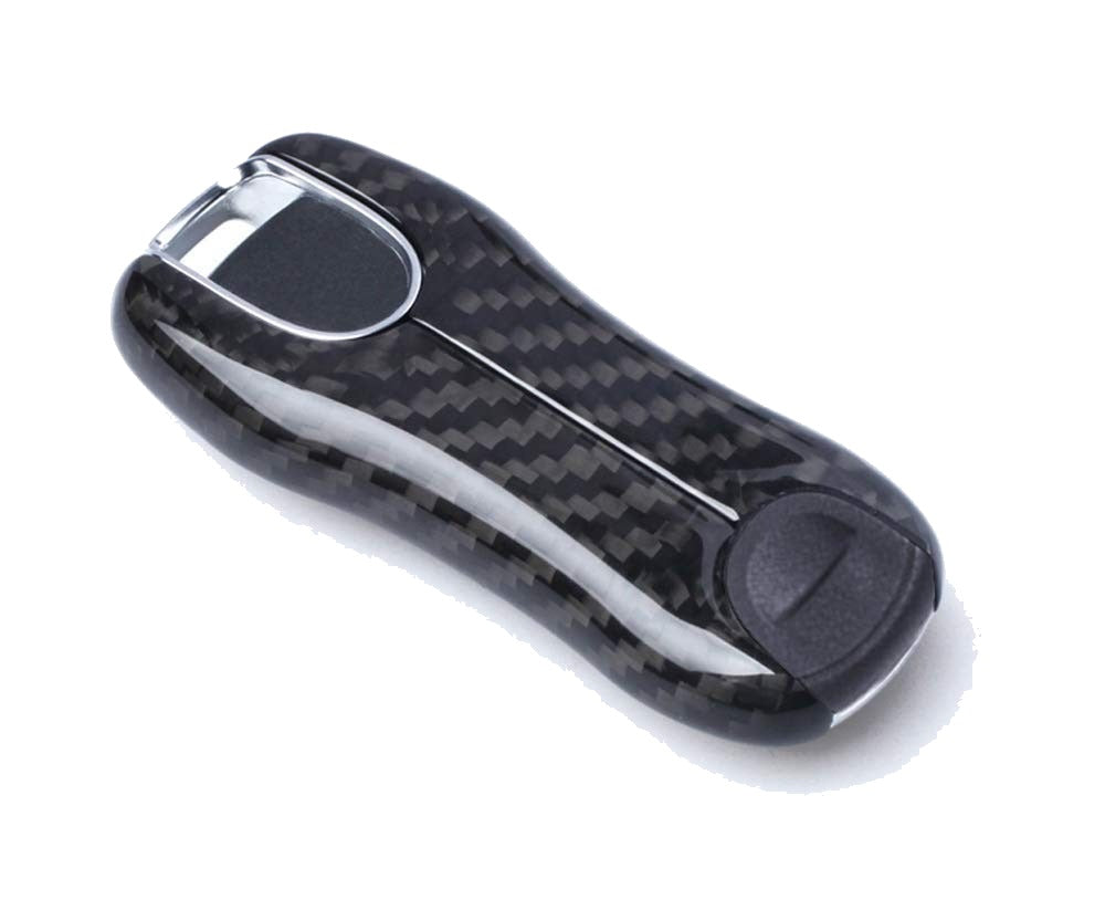 Carbon Pattern Key Fob Side Shell for 2017-2020 Porsche Panamera, 2019-2021 Cayenne and 2020-2024 Taycan
