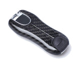 Carbon Pattern Key Fob Side Shell for 2017-2020 Porsche Panamera, 2019-2021 Cayenne and 2020-2024 Taycan