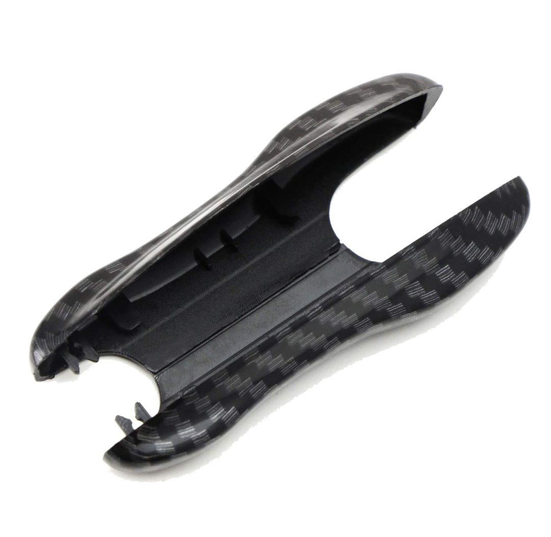 Carbon Pattern Key Fob Side Shell for 2017-2020 Porsche Panamera, 2019-2021 Cayenne and 2020-2024 Taycan