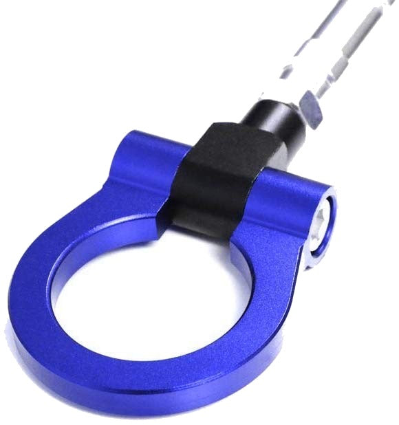Blue Aluminum Front Tow Hook for 2008-2016 Mitsubishi Lancer Evolution X