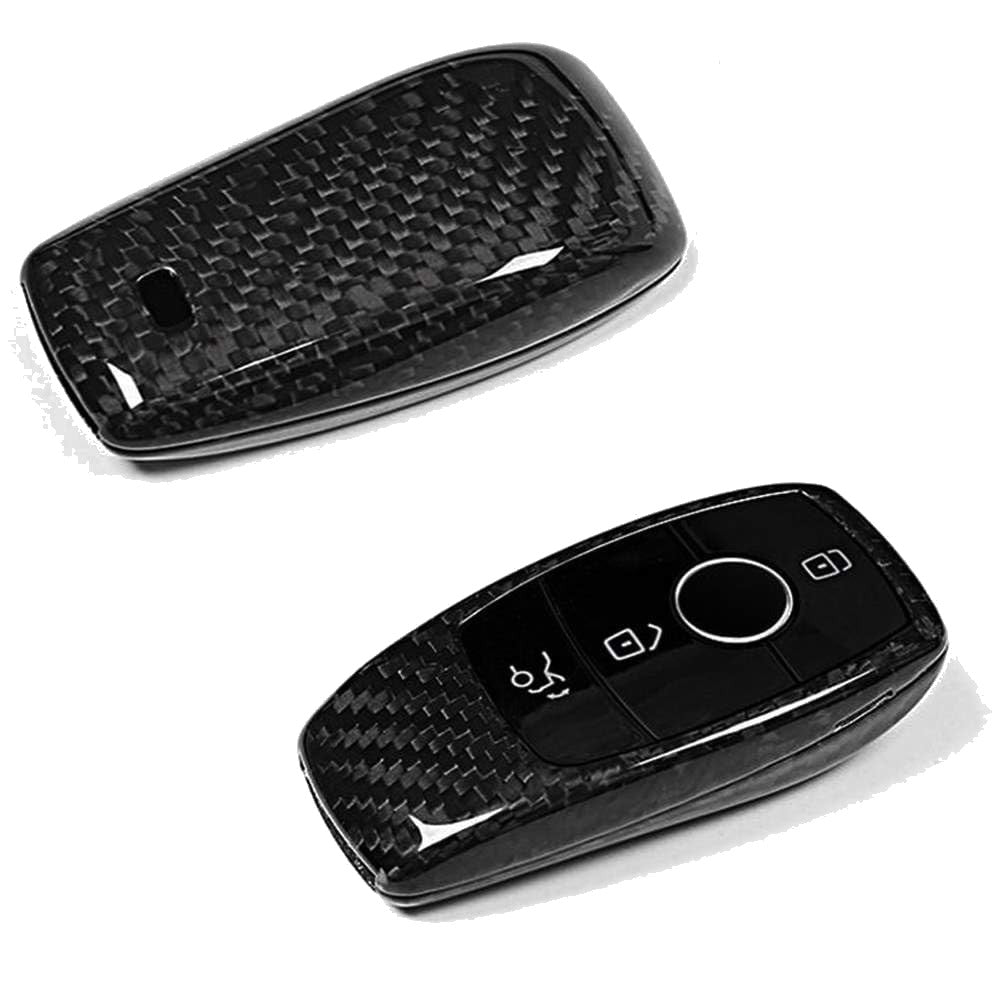 Carbon Fiber Key Fob Cover for 2020-2022 Mercedes-Benz A C E S G Class