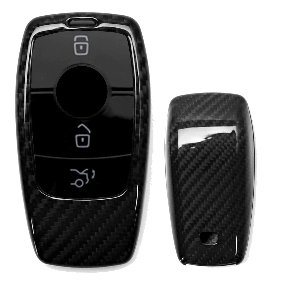 Carbon Fiber Key Fob Cover for 2020-2022 Mercedes-Benz A C E S G Class