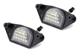 White LED License Plate Lights for Chevrolet Corvette, Impala, Monte Carlo and GM Models