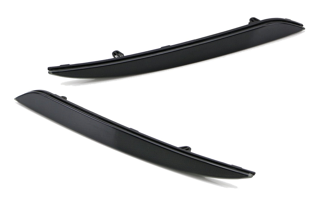 Smoked Rear Bumper Reflector Lenses for 2012-2026 Tesla Model S