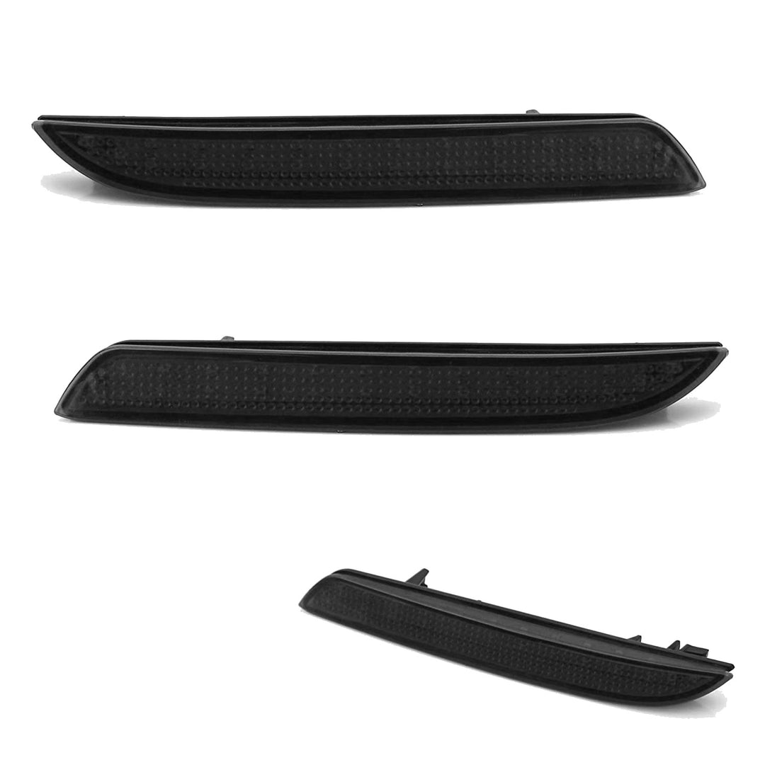 Smoked LED Rear Bumper Reflector Lights for 2011-2016 Honda CR-Z, 2012-2014 CR-V and 2010-2014 Insight