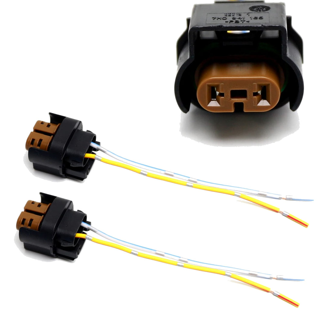 9006 HB4 Female Socket with Pigtail Wires for Volkswagen and Audi 7H0941165